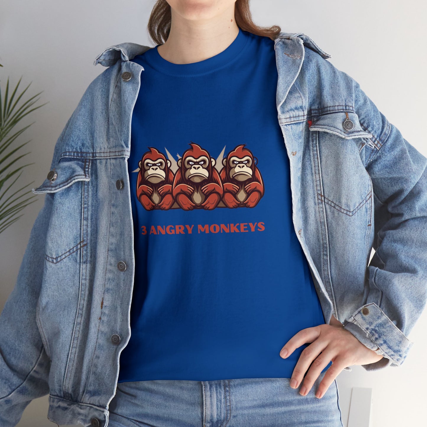 3 Angry Monkeys  - Unisex T-Shirt