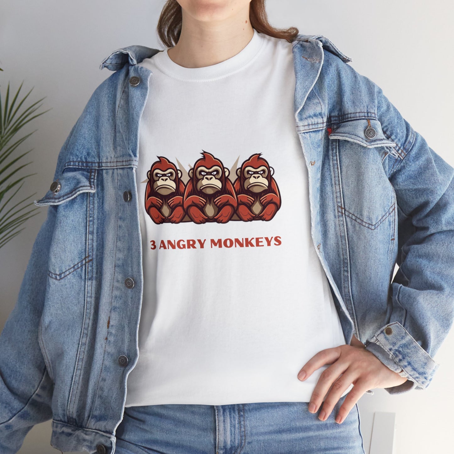 3 Angry Monkeys  - Unisex T-Shirt