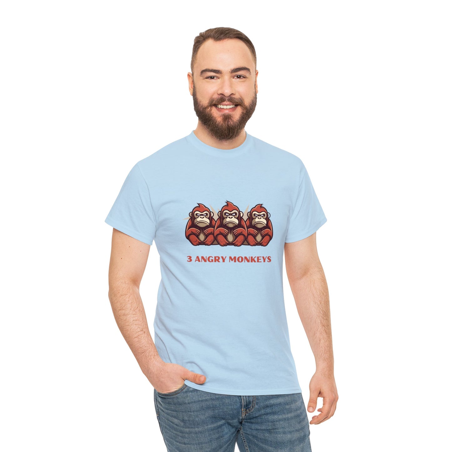 3 Angry Monkeys  - Unisex T-Shirt