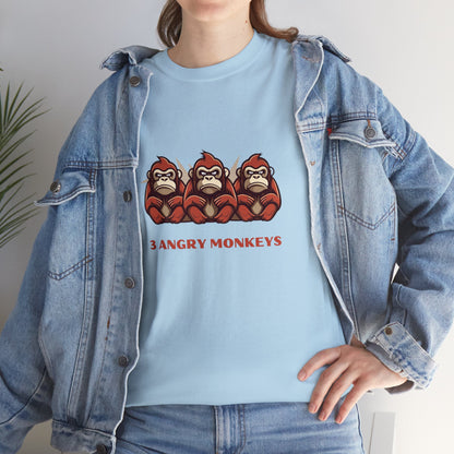 3 Angry Monkeys  - Unisex T-Shirt