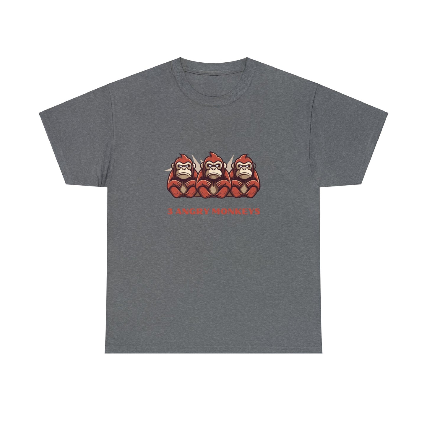 3 Angry Monkeys  - Unisex T-Shirt