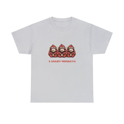 3 Angry Monkeys  - Unisex T-Shirt