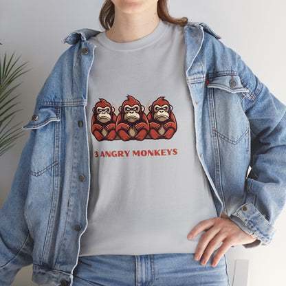 3 Angry Monkeys  - Unisex T-Shirt