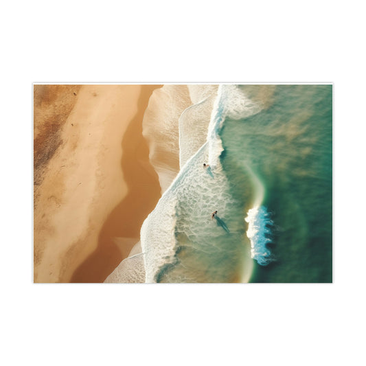 Beach Surfers - Premium Poster