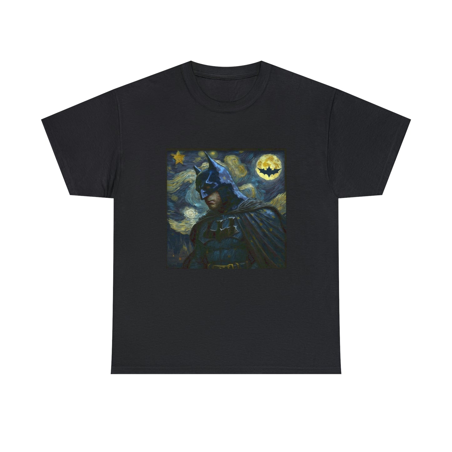 Starry Night version of Batman - Unisex T-Shirt